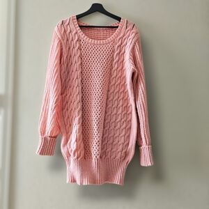 Free People Oversized Cable Knit Sweater